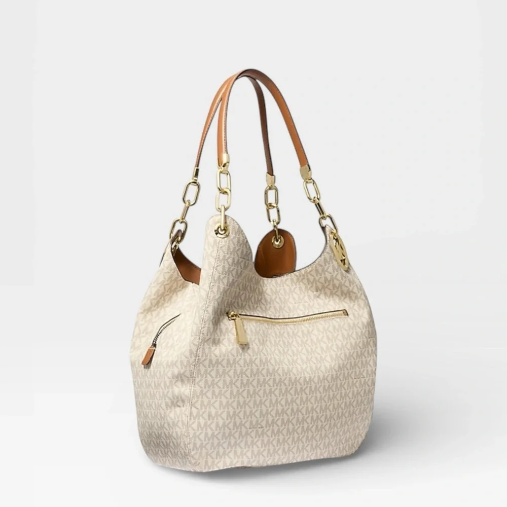 MICHAEL MICHAEL KORS Lillie Large Signature Logo Shoulder Bag